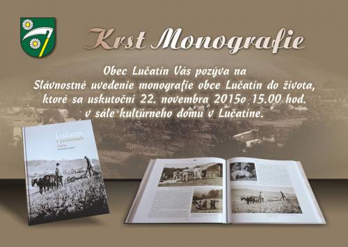 Uvedenie monografie do života 21.11.2015